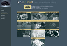 Bewerbung der Kundenkarte im Webauftritt, Knilli Website, Knilli Card, CMS, Content-Management-System, Internetauftritt, konzipieren, Promotion, Web-Pr�senz