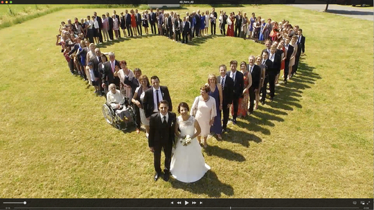 Hochzeit, Filmaufnahme fr eine Hochzeit mit einer Drohnen, Drohnenaufnahmen fr Hochzeiten; Hochzeiten, Luftaufnahmen